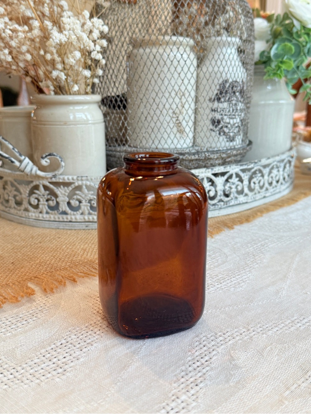 Antique 150-year-old amber snuff bottle - Picture 9 of 13